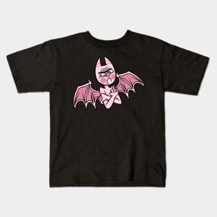 Pissed Off Pink Demon Kids T-Shirt